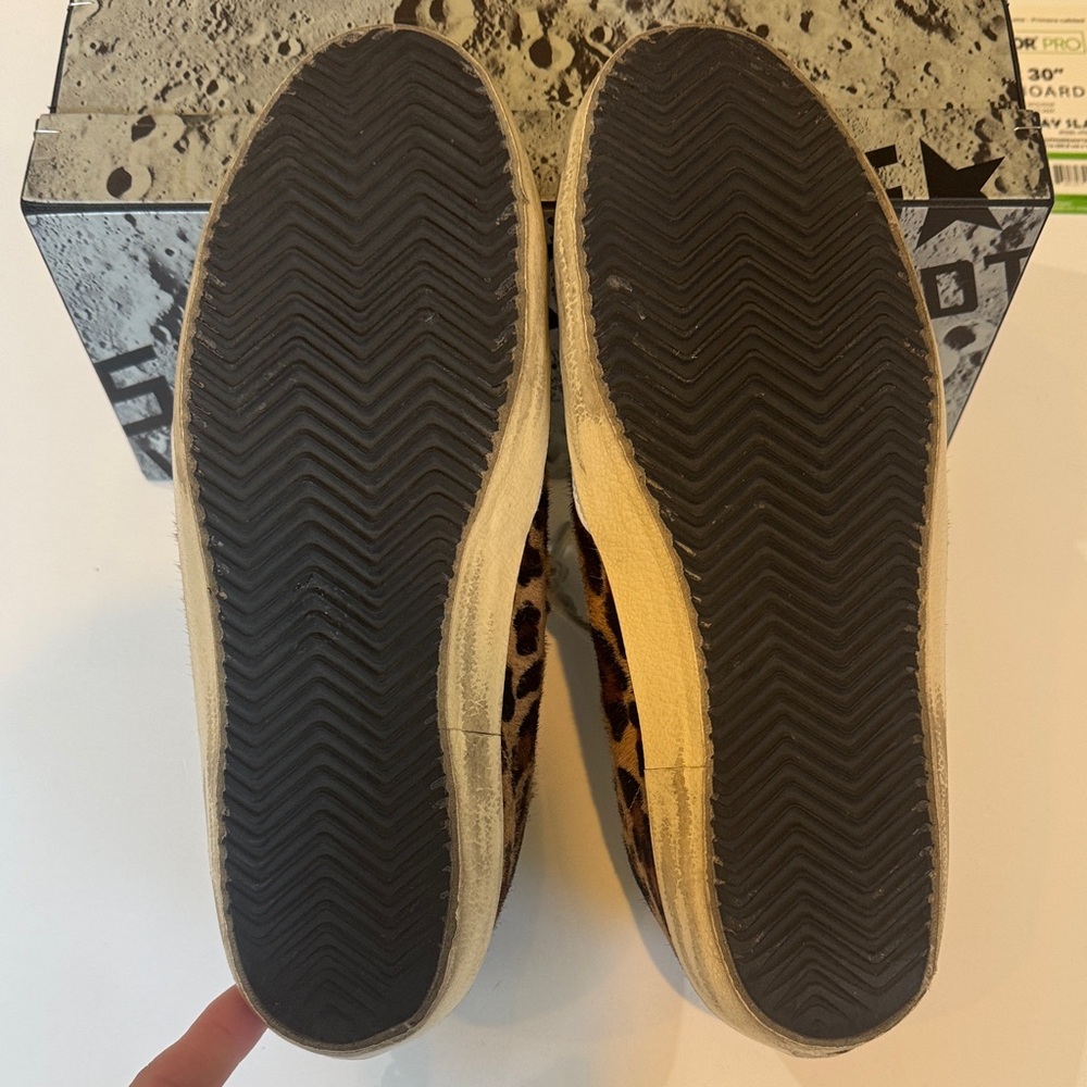 Golden Goose Leopard and Black Sneakers - Picture 6 of 8